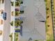 Aerial view shows neighboring houses in a desirable residential area at 31354 Cabana Rye Ave, San Antonio, FL 33576