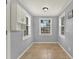 Breakfast nook with large windows and built-in cabinets at 4330 7Th N Ave, St Petersburg, FL 33713