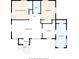 Detailed floor plan illustrating the layout of the home with distinct rooms and spaces at 4330 7Th N Ave, St Petersburg, FL 33713