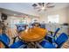 Large rec room with a pool table, and game area, plus a kitchenette at 4805 Alt 19 # 421, Palm Harbor, FL 34683