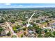 An aerial view showing the home's location within the surrounding neighborhood and nearby roads at 5324 3Rd N Ave, St Petersburg, FL 33710
