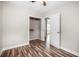Bedroom includes a closet and hardwood-style floors at 5324 3Rd N Ave, St Petersburg, FL 33710