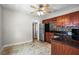 Functional kitchen with stainless steel appliances, backsplash, and tile flooring at 5324 3Rd N Ave, St Petersburg, FL 33710