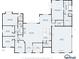 Detailed floor plan showcasing the layout of the entire home, including dimensions for each room at 5458 Zamia Dr, Brooksville, FL 34604