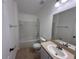 Bathroom featuring a tub and shower combo, tile floor, and single vanity at 5527 Kinglethill Dr, Lithia, FL 33547