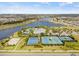 Resort-style community amenities, including pools, tennis, and basketball courts, all by the lake at 5539 Silver Sun Dr, Apollo Beach, FL 33572
