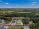 Stunning aerial view of the home on the golf course with lush landscaping at 5865 Creek Ridge Rd, Brooksville, FL 34601