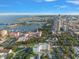 Aerial view of the downtown area with waterfront, marina and Loews Don CeSar Hotel at 700 Beach Ne Dr # 705, St Petersburg, FL 33701