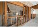 Interior view showing the layout of a home with exposed framing and a waterfront view at 829 E Gulf Blvd # 107, Indian Rocks Beach, FL 33785