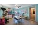 Bright playroom with a ceiling fan, and room for many learning activities at 1159 19Th Sw Ave, Largo, FL 33778