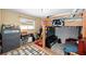 This bedroom features a loft bed with storage beneath and modern decor at 12453 138Th N St, Largo, FL 33774