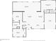 Floor plan layout featuring bedrooms, bathrooms, kitchen, living room, and garage at 12453 138Th N St, Largo, FL 33774