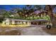 Charming single-story home with a large oak tree, spacious driveway, and unique carport at 1641 Thompson Rd, Lithia, FL 33547