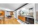 Galley kitchen with stainless steel appliances and breakfast nook at 1641 Thompson Rd, Lithia, FL 33547