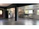 Open floor plan kitchen with stainless steel refrigerator and commercial sink at 16505 Lake Heather Dr, Tampa, FL 33618