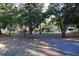 Expansive yard with mature trees, offering shade and a serene setting for outdoor activities at 16536 Caldwell Ln, Spring Hill, FL 34610