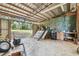 Spacious barn interior with high ceilings, perfect for storage or workshop activities at 19708 Bower Rd, Dade City, FL 33523
