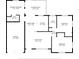 Detailed floor plan showcasing layout with primary bedroom, kitchen, and living spaces at 2153 Pocahontas Dr, Largo, FL 33774