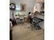 Study and music area with a desk, seating, and musical instruments at 246 22Nd Ne Ave, St Petersburg, FL 33704