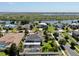 Aerial view of a community with lush landscape and waterway views at 2517 Cumberland Cliff Dr, Ruskin, FL 33570