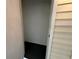 An open closet provides storage space in this home at 3260 Haviland Ct # 202, Palm Harbor, FL 34684