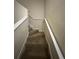 Carpeted staircase with white railings at 3260 Haviland Ct # 202, Palm Harbor, FL 34684