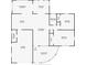 Detailed floor plan showcasing the layout of the bedrooms, bathrooms, kitchen, living room, and outdoor spaces at 3716 Carioca Rd, Holiday, FL 34691