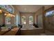Large soaking tub is the highlight of this tranquil bathroom at 4872 Silverthorne Ct, Oldsmar, FL 34677