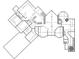 Detailed floor plan showcasing the layout and dimensions of the home's rooms at 4872 Silverthorne Ct, Oldsmar, FL 34677