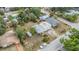 Aerial view of home showcasing the roof, yard, and surrounding neighborhood at 5101 13Th S Ave, Gulfport, FL 33707