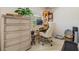 Office space includes a desk, chair, shelving and a window for lots of light at 5101 13Th S Ave, Gulfport, FL 33707