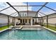 The backyard has a screened-in pool, with the house's porch and outdoor seating area visible at 5437 Del Coronado Dr, Apollo Beach, FL 33572