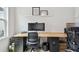 Functional home office space with a large desk and plenty of workspace at 5437 Del Coronado Dr, Apollo Beach, FL 33572