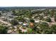 Overhead view of a residential neighborhood with mature trees and well-maintained homes at 5932 Mckee Lake N Dr, St Petersburg, FL 33709