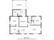 Detailed floor plan including dimensions of the kitchen, bedrooms, bathrooms, porch, and living room at 5932 Mckee Lake N Dr, St Petersburg, FL 33709