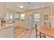 Bright kitchen with white cabinets, ample counter space, and stainless appliances at 5939 14Th St, Zephyrhills, FL 33542