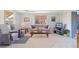 Cozy living room with natural light, neutral decor, and comfortable seating arrangement at 7534 Culberson Dr, Port Richey, FL 34668