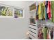 Organized closet with shelving and window letting in natural light at 8239 26Th N Ave, St Petersburg, FL 33710