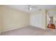 Spacious bedroom with a ceiling fan and closet at 980 Live Oak Ne Ave, St Petersburg, FL 33703