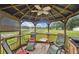 Cozy gazebo with seating, providing a peaceful outdoor retreat with views at 1703 Ryan Dr, Lutz, FL 33549