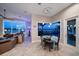 Cozy breakfast nook featuring waterfront views, and tile flooring at 14 Sunset Bay Dr, Belleair, FL 33756
