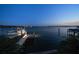 Private boat dock, located on deep water at 14 Sunset Bay Dr, Belleair, FL 33756