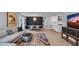 Inviting living space with a modern dining area and a glimpse into the contemporary kitchen at 1710 Shore Acres Ne Blvd, St Petersburg, FL 33703