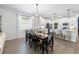 Open-concept kitchen and dining area combination, creating the perfect entertaining space at 17249 Star Banks St, Wimauma, FL 33598