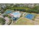 Community amenities featuring a large pool, tennis courts, basketball courts, and common recreation areas at 19830 Strathmore Pl, Land O Lakes, FL 34638