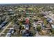 High-angle shot of a home in a community close to sports fields, shopping, and transportation routes at 1990 59Th N St, St Petersburg, FL 33710