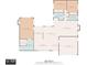 Detailed floor plan showcasing a home's layout, dimensions, and room arrangements for comprehensive spatial understanding at 3079 Osprey Ln, Clearwater, FL 33762