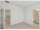 Bedroom with bathroom and hallway access at 3101 4Th N Ter, St Petersburg, FL 33713