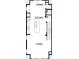 Floor plan highlighting the second floor living space, dining room, kitchen, and powder room at 3101 4Th N Ter, St Petersburg, FL 33713