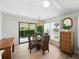 Cozy dining area with a glass table, perfect for casual meals and entertaining guests at 35149 Wagner Way, Zephyrhills, FL 33541